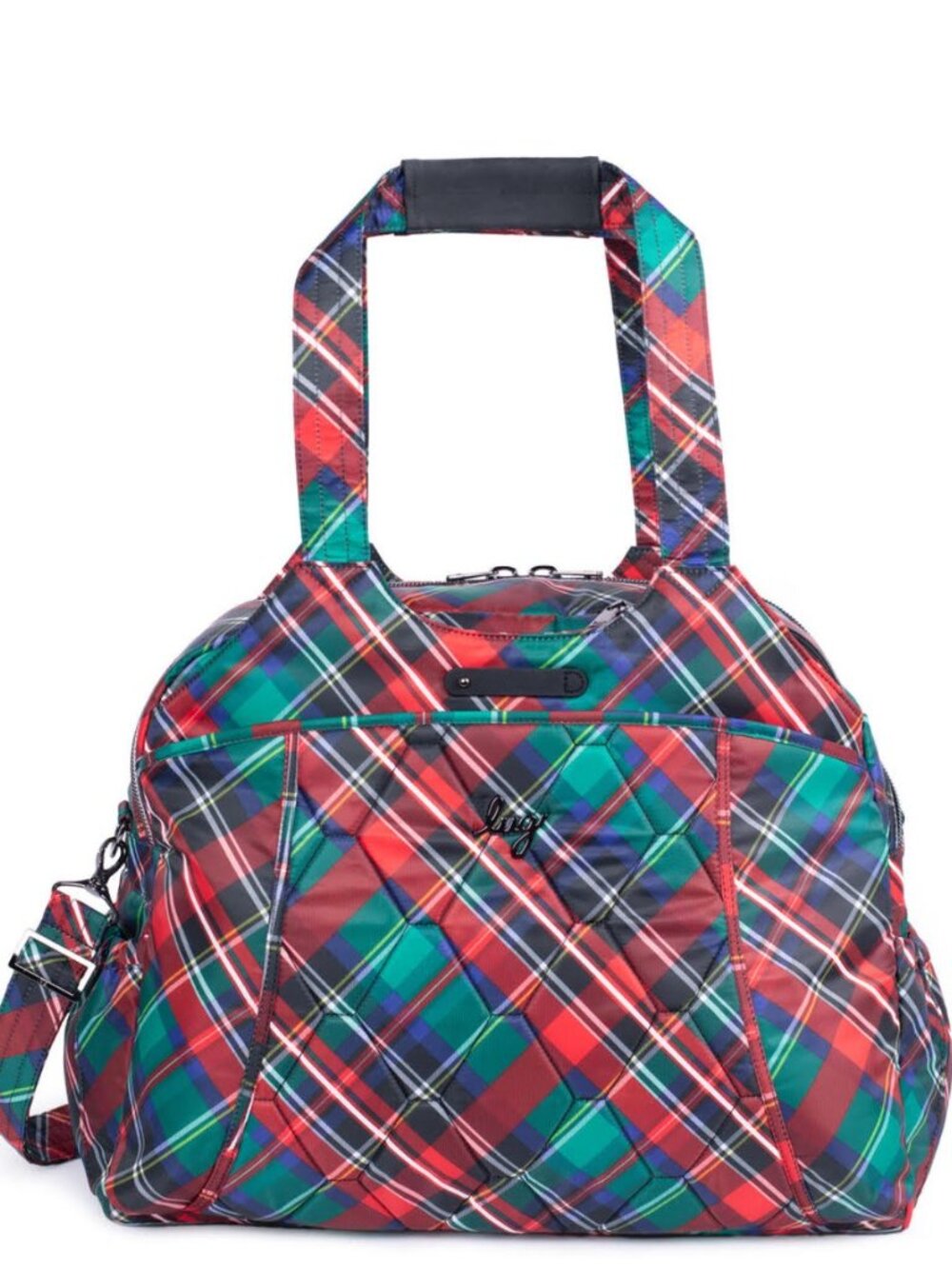 Lug Pontoon 2 Overnight Bag Tartan Plaid - Picture 2 of 13
